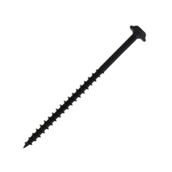 Csh Wood Screw, #8, 2-3/4 in, Black Stainless Steel Flange Round Head Square Drive, 2000 PK 0.RWSC08234B17 - main